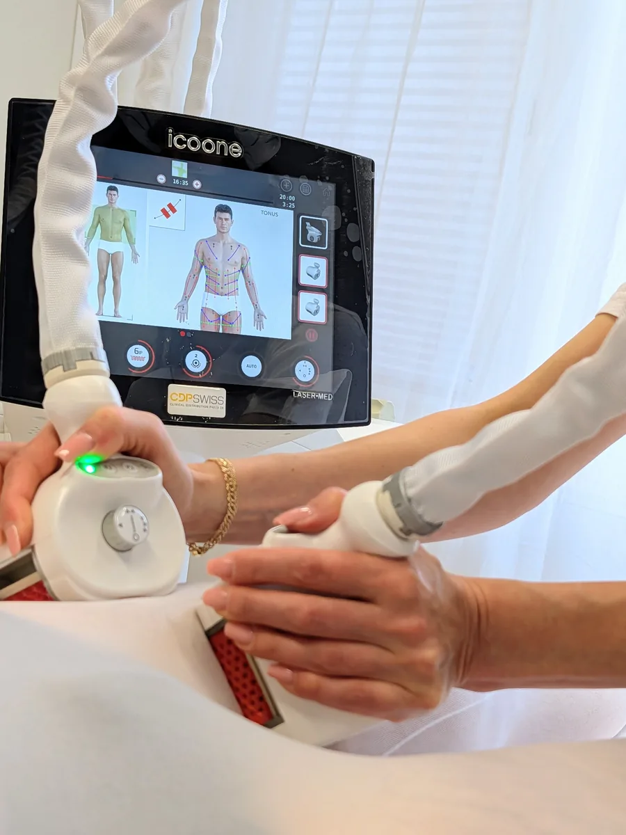 ICOONE Mikro-Vakuum-Massage in Aktion