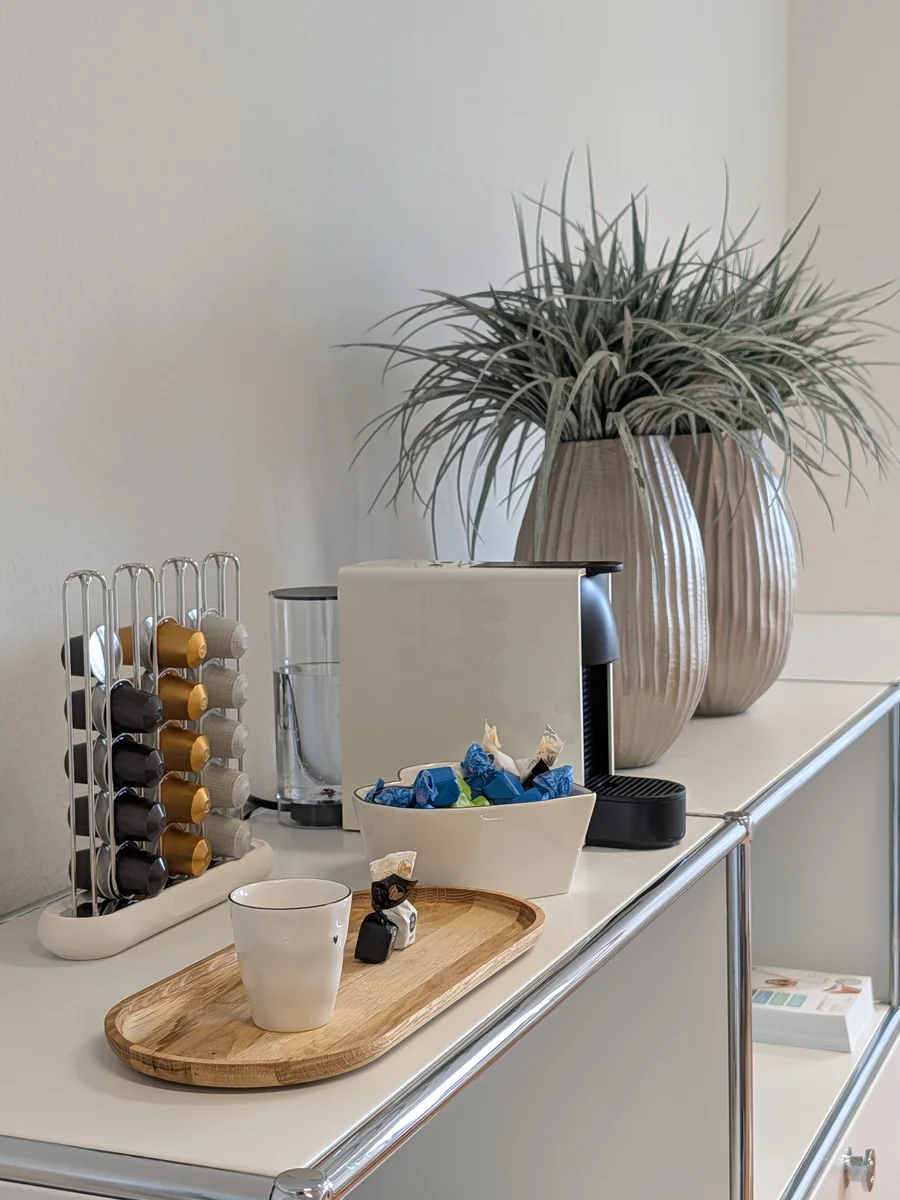 Kaffeeecke fuer Kundinnen